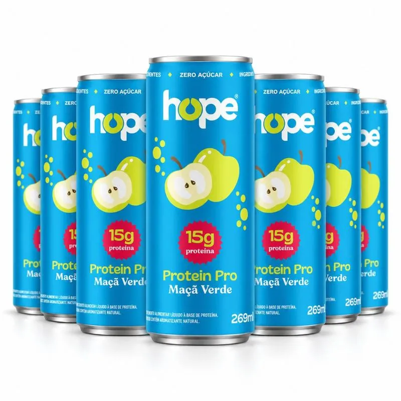 Protein Pro Maçã Verde 15g Hope 269ml - 6un