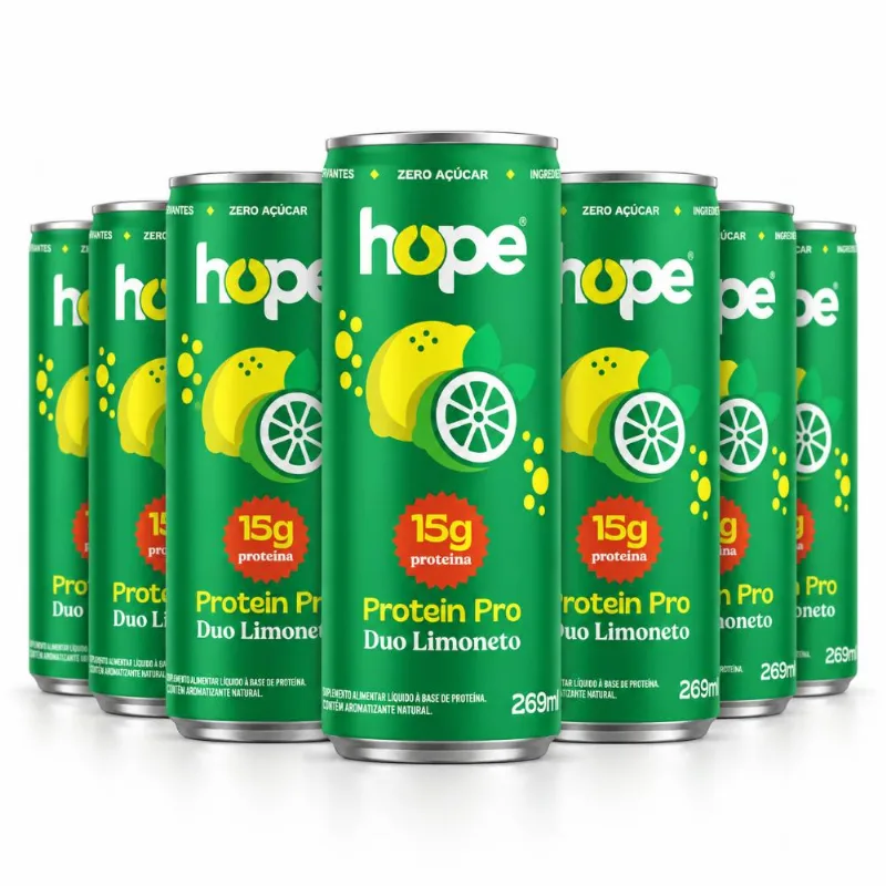 Protein Pro Duo Limoneto 15g Hope 269ml - 6un