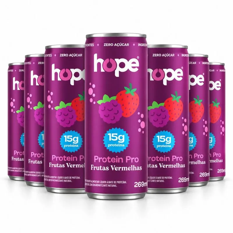 Protein Pro Frutas Vermelhas 15g Hope 269ml - 6un