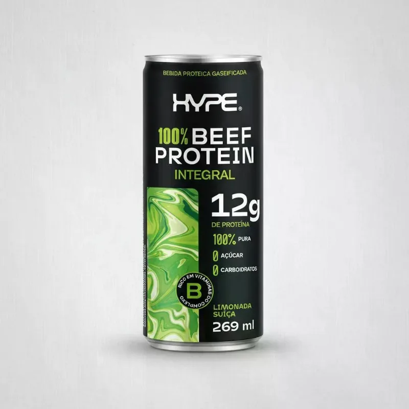 Beef Protein Limonada Suíça Hype 12g 269ml - 6un