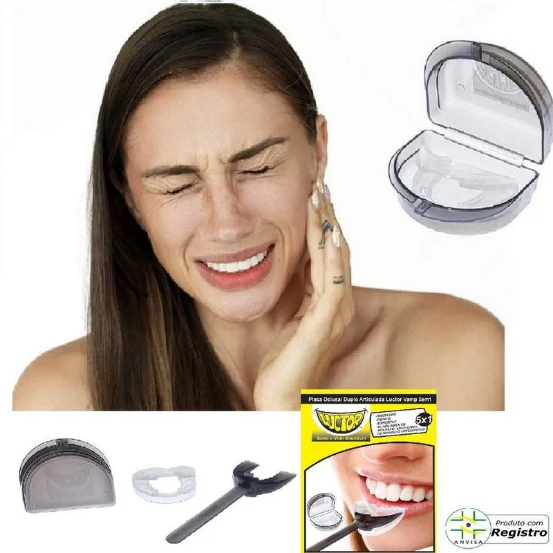 Aparelho Anti Bruxismo Anti Ronco Dental Articulada Moldável