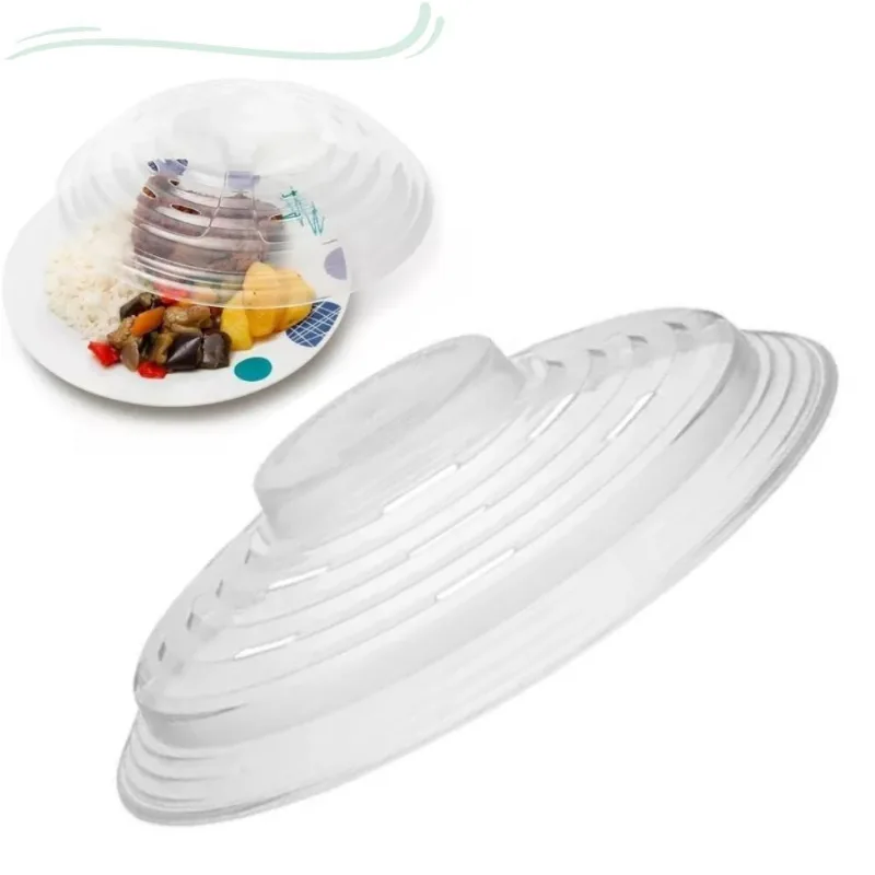 Kit 6 Tampas De Microondas Bpa Free Protetora Alimentos