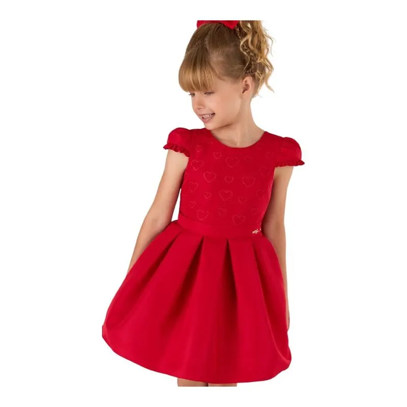 Vestido vermelho corações mon sucré 3125418