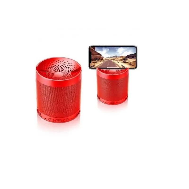Mini Caixa De Som Bluetooth Hf-q3 - Vermelha
