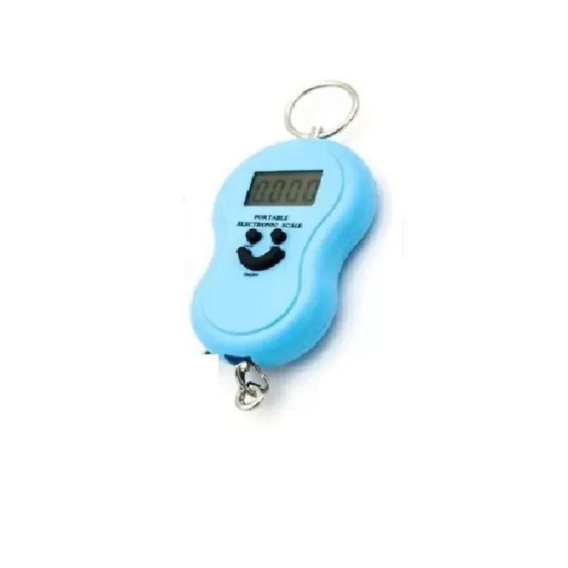 Balança Digital Portátil Até 50kg Cor Azul
