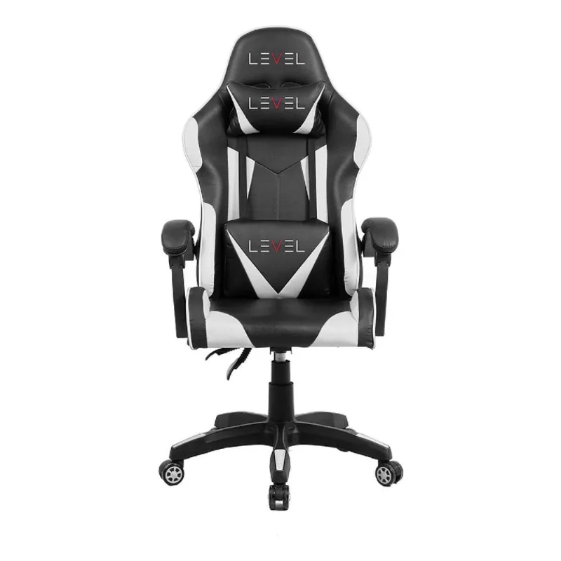 Cadeira Gamer Level, Branco/preto- Lvc01dn Cor Preto E Branc