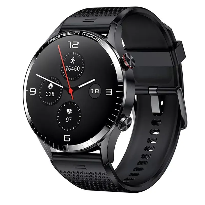 Smartwatch Level Lvw-50s Com Tela Amoled 1.3 Android E Ios LVW-50S blk/sil. Blk