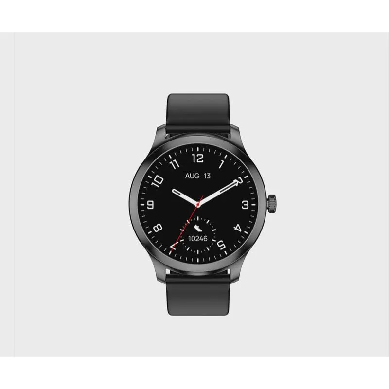 Smartwatch Level Lvw-30 Preto, 1,3 Pol, à prova d'Água, Pulseira Silicone