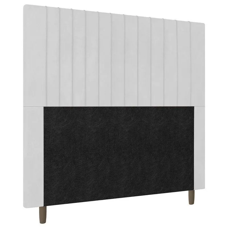 Cabeceira Cama Box Casal Queen 160cm Corano Branco