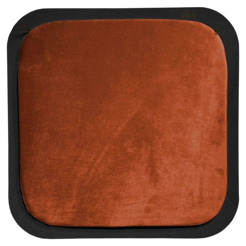 Arranhador De Parede Para Pet Quadrado Mdf Preto Terracota