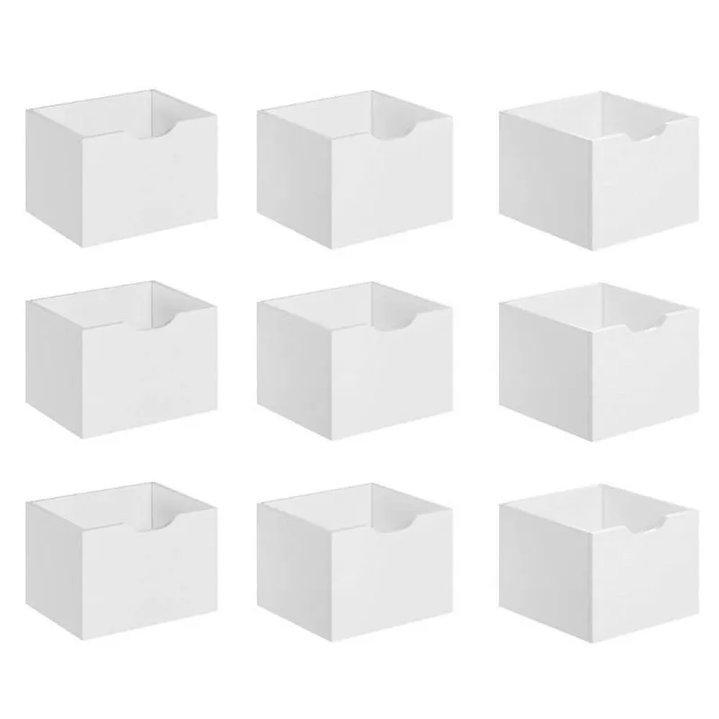 Kit 9 Gavetas Para Nicho Organizador Q01 Branco - Mpozenato