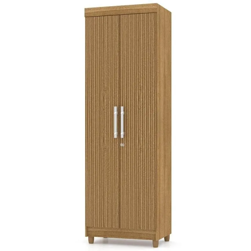 Armário Multiuso Cozinha Lavanderia 2 Portas Aline V02 Nature/brisa - Mpozenato