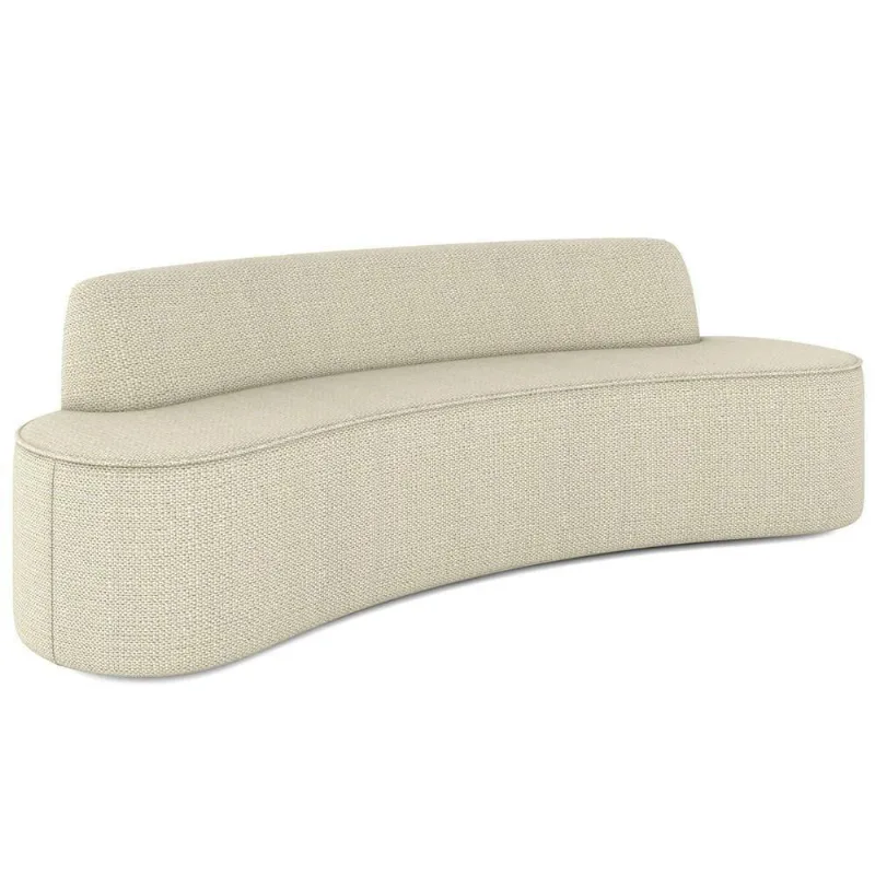 Sofá 2 Lugares Para Sala De Estar Living 150cm Koane D06 Linho Creme - Mpozenato