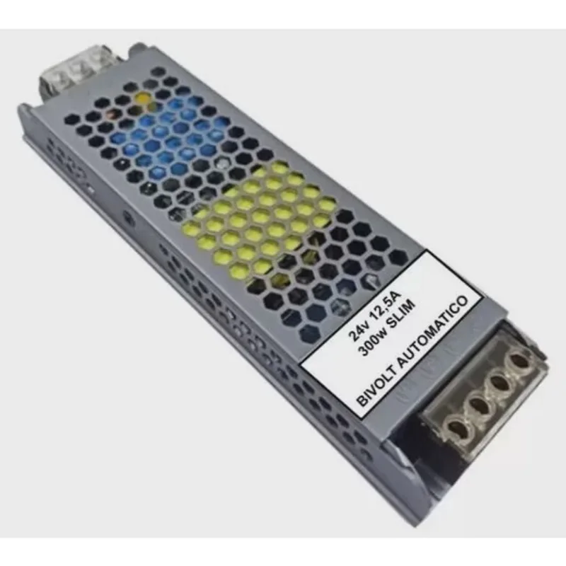 Fonte Chaveada Driver Slim Lumanti 24V 12,5A 300W Bivolt