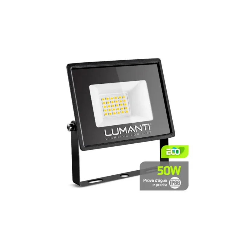 Refletor Led Lite Lumanti 50w 3000k | Lojão Total