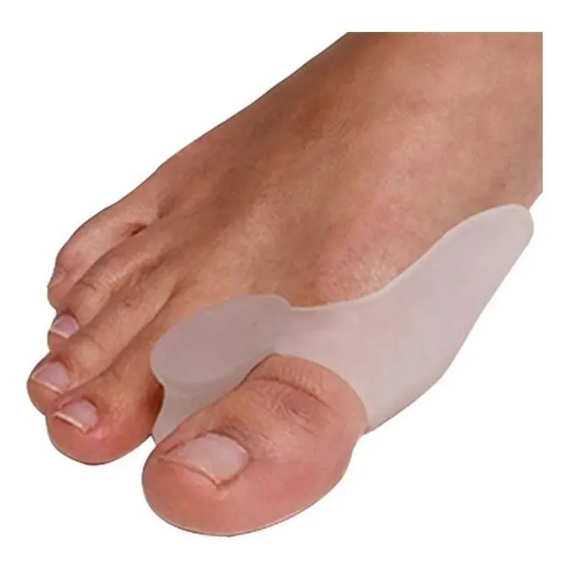 Par Corretor Protetor Dedão Joanete Silicone Halux Pés Cor B