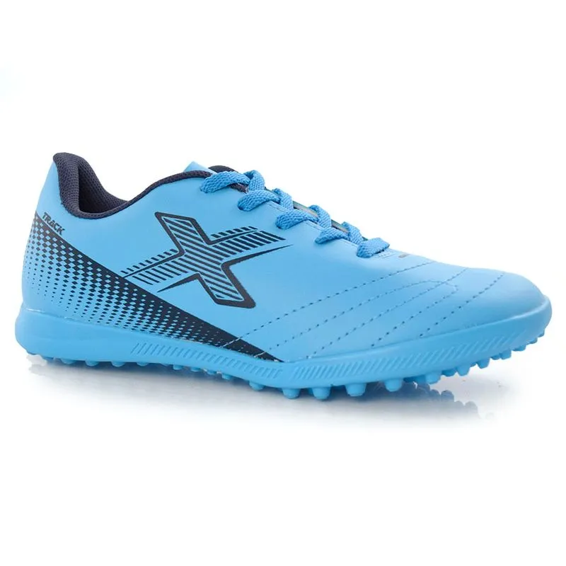 Chuteira Society Infantil OXN Track do 29 ao 36 Azul 328833 33