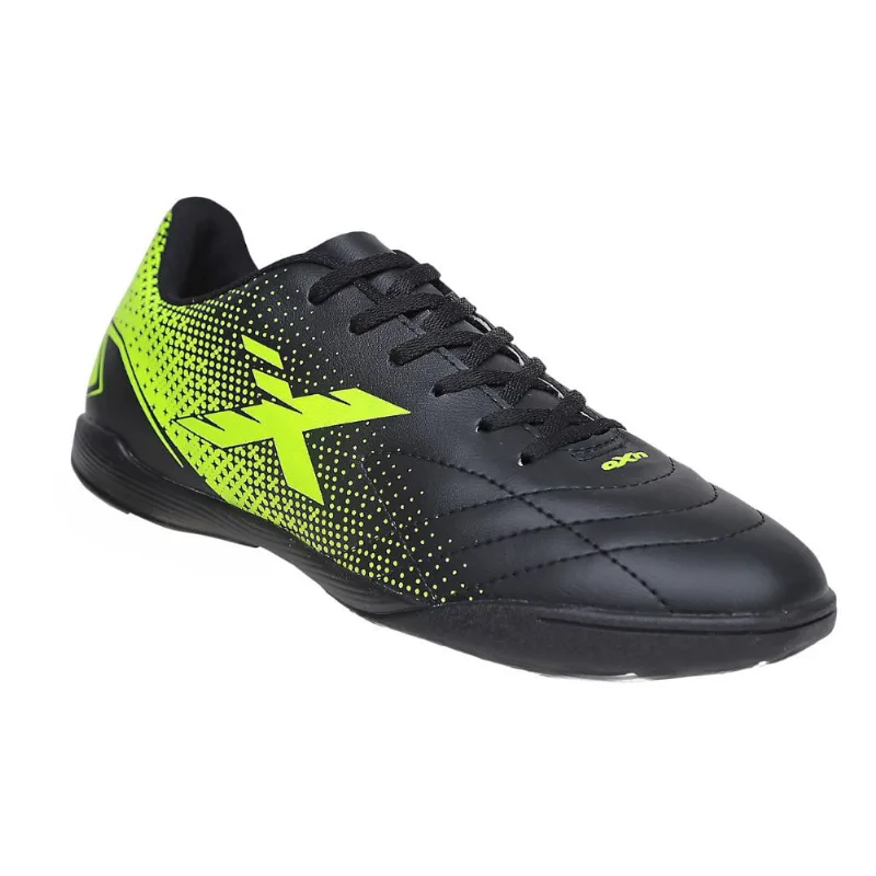 Chuteira oxn Futsal Express Fit 2 Strike - Preto e Limão