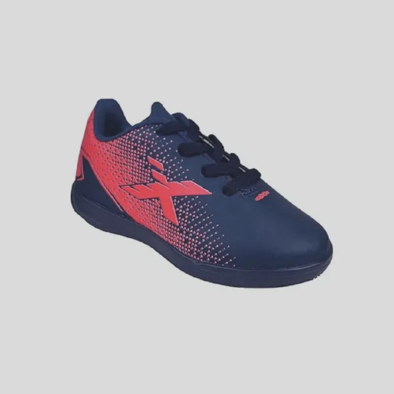 Chuteira Oxn Express Fit 2 Indoor Kids - Azul Marinho