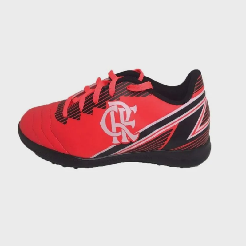 Chuteira Society oxn Dynamic 2 Flamengo Infantil - Coralptob