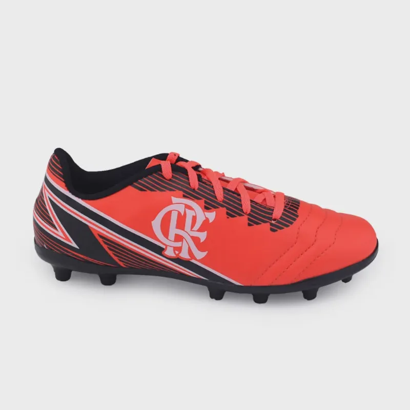 Chuteira Inf Campo pvc oxn Dynamic 2 Flamengo RubroNegro