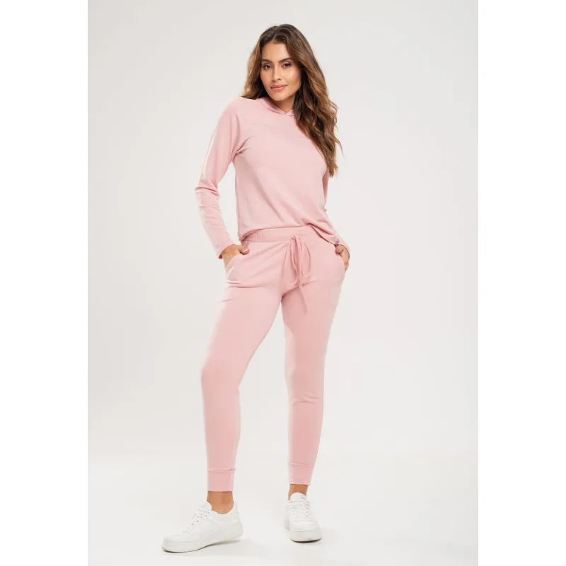 Calça Comfy Jogger Moletinho Rosa Salvatore Tamanho P