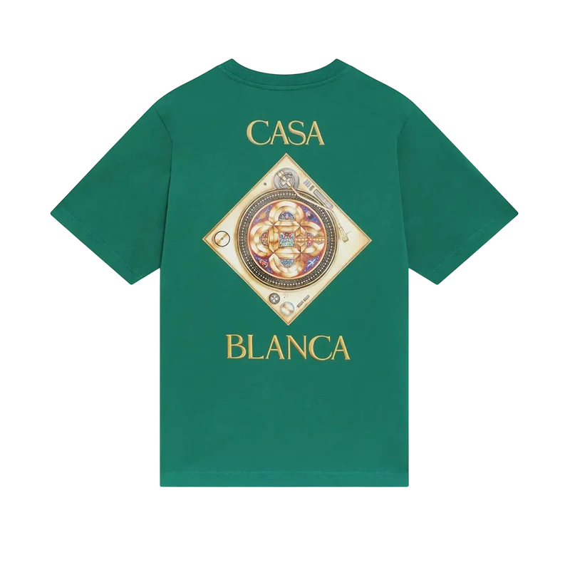 Casablanca T Shirt Plafond Orne de Musique Evergreen XL / New / 106607