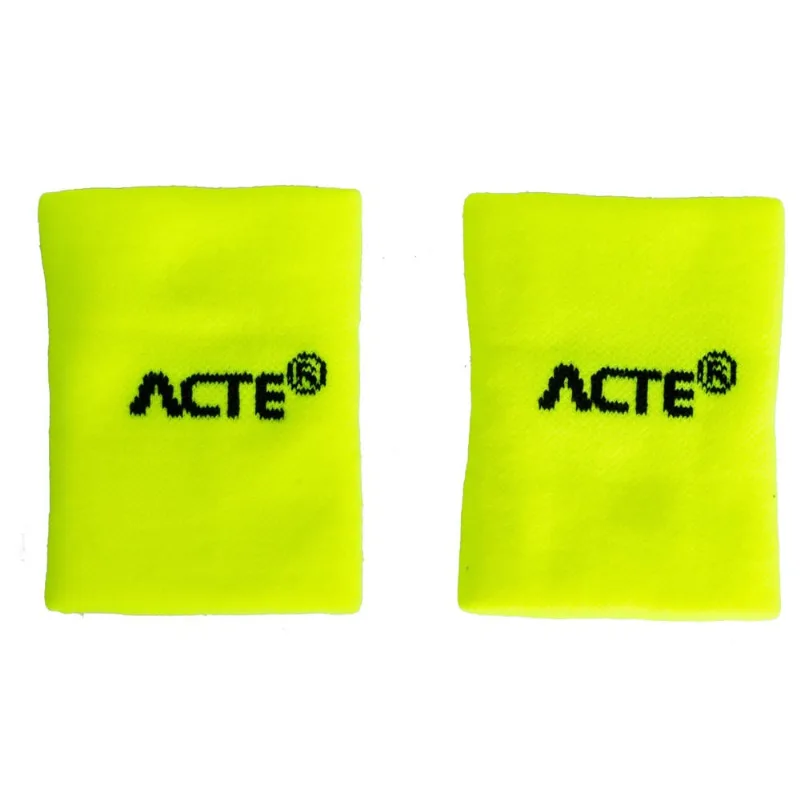 Munhequeira Acte Sports 8x8 P Amarelo Neon F8-AN