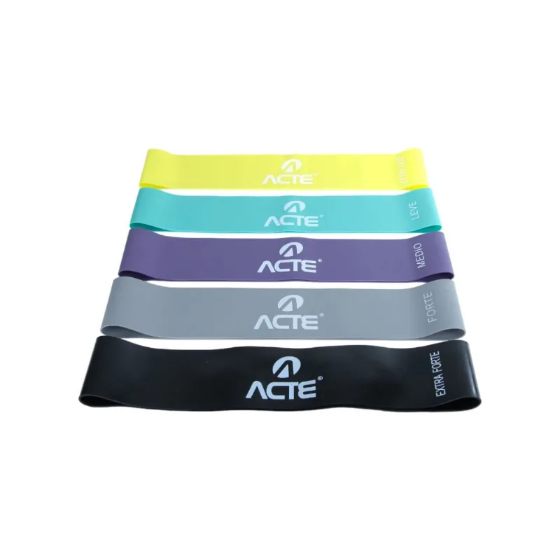 Kit 5 Mini Bands de Intensidades Acte Sports