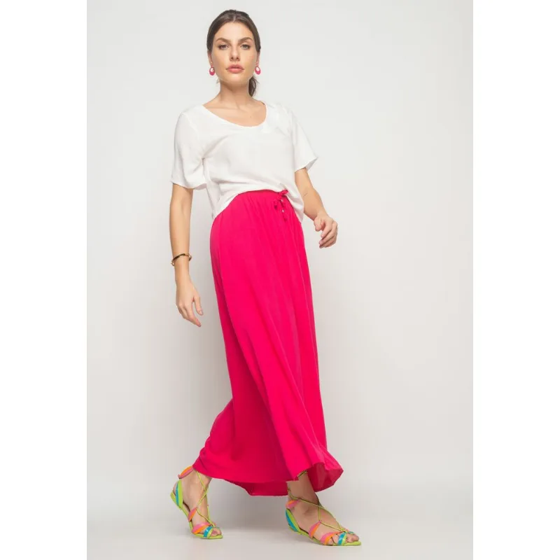 Cropped Gola Canoa Viscolinho Branco Salvatore Tamanho P