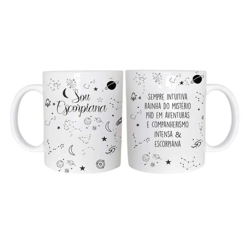 Caneca Polímero 325ml Signo Escorpião 2