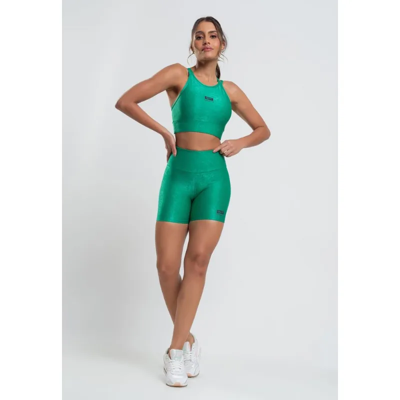 Bermuda Suplex Wonder Gloss Verde Salvatore Tamanho P