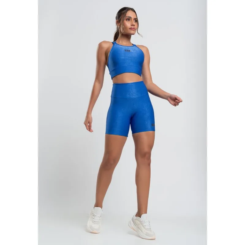 Bermuda Suplex Wonder Gloss Azul Salvatore Tamanho M