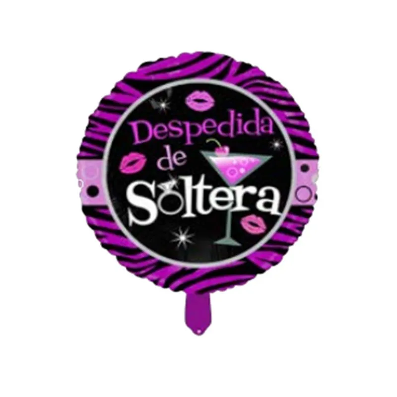 Balão Metalizado Despedida de Solteira 8 Polegadas PTD Festas