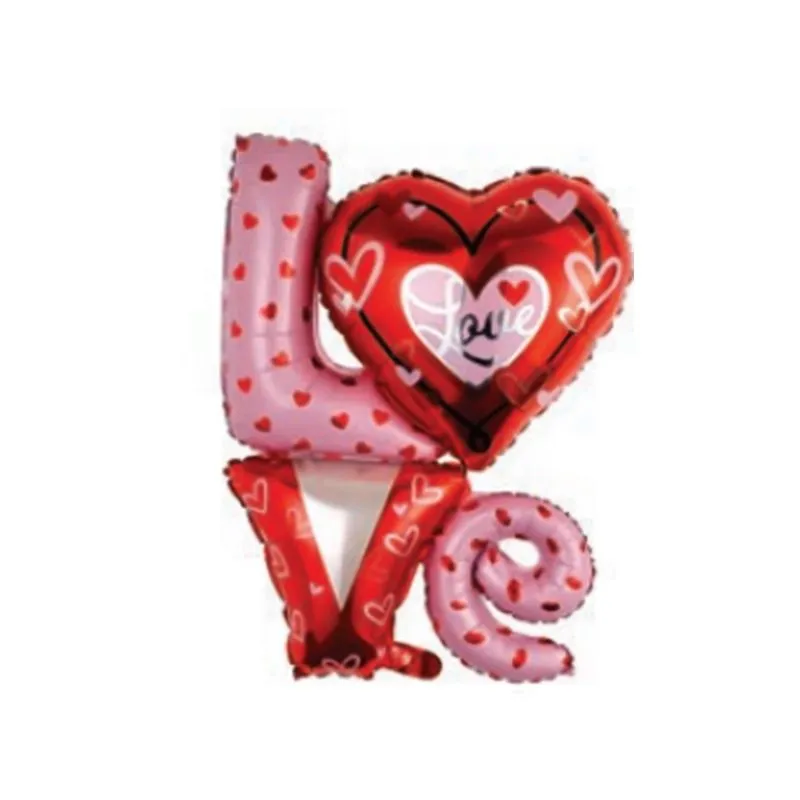 Balão Metalizado Love 78x91 cm PTD Festas