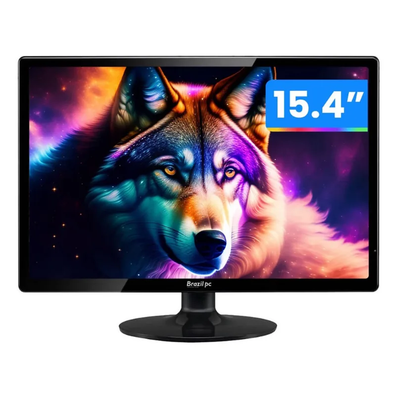 Monitor Led Widescreen 15.4 Brazilpc 15bpc-kan Hdmi