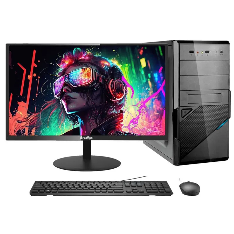 Computador Completo Cpu Intel Core I7 16gb, Ssd 512gb, Monitor 17.1, Homeoffice