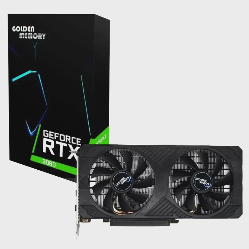 Placa de Video. 12Gb RTX3060 192bit Hdmi/3xDisplayPort RTX3060M-12GD6 Golden Memory