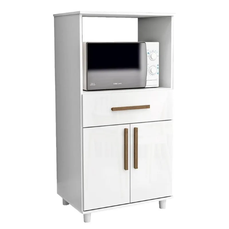 Balcão Multiuso Cairo Com 2 Portas E 1 Gaveta Branco
