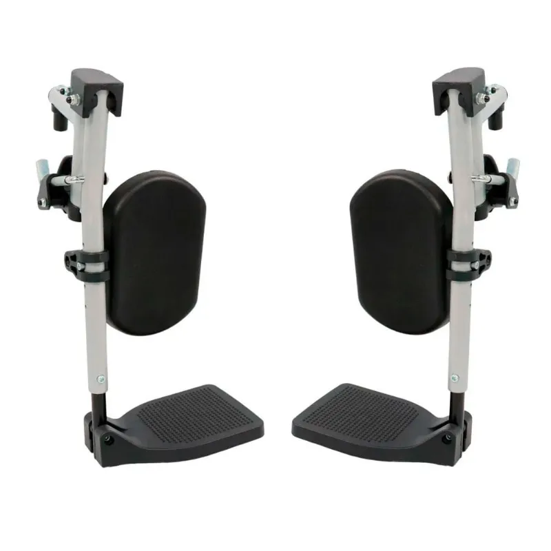 Suporte de Pernas com Ajuste de Altura Cadeira de Rodas D600 Dellamed Preto - Dellamed