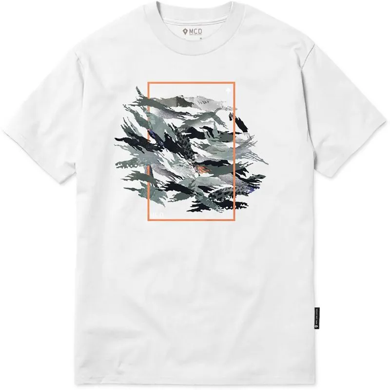 Camiseta MCD Camuflado Quadrado WT23 Masculina Branco M / branco
