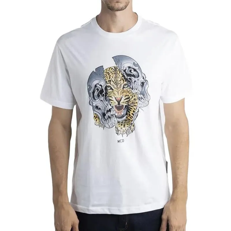 Camiseta MCD Regular Onça Caveira WT23 Masculina Branco GG / branco