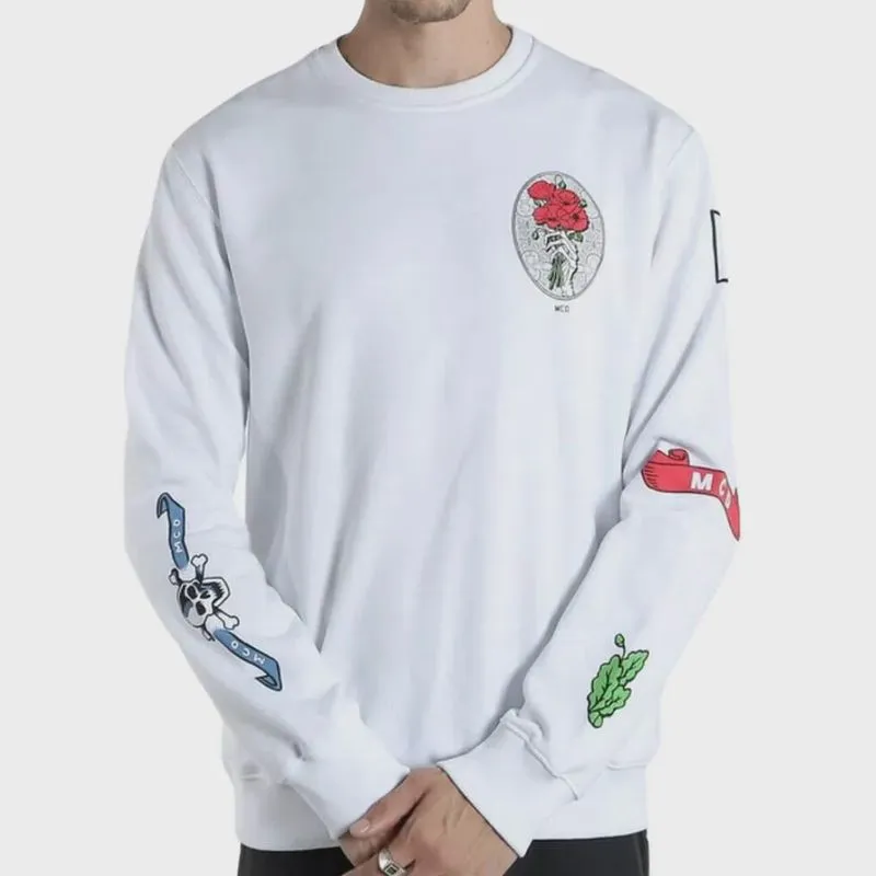 Moletom mcd Papoula - branco