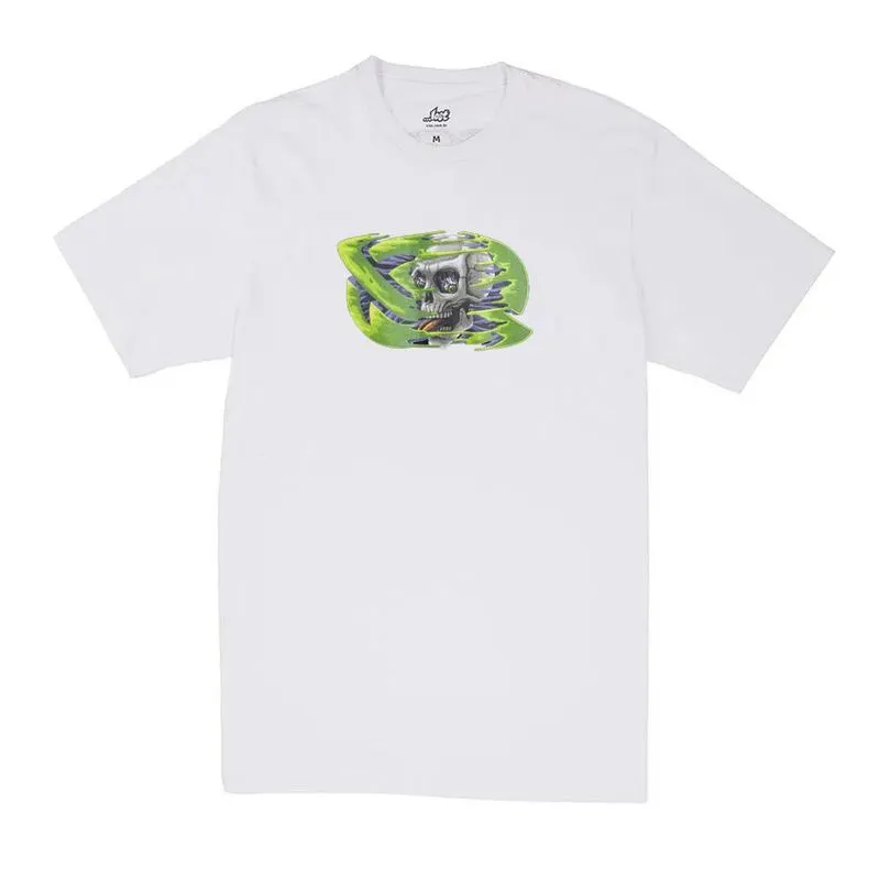 Camiseta Lost Saturn Skull WT23 Masculina Branco P / branco