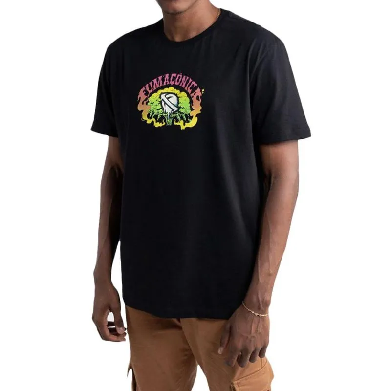 Camiseta Lost Fumaçônica WT23 Masculina Preto G / preto