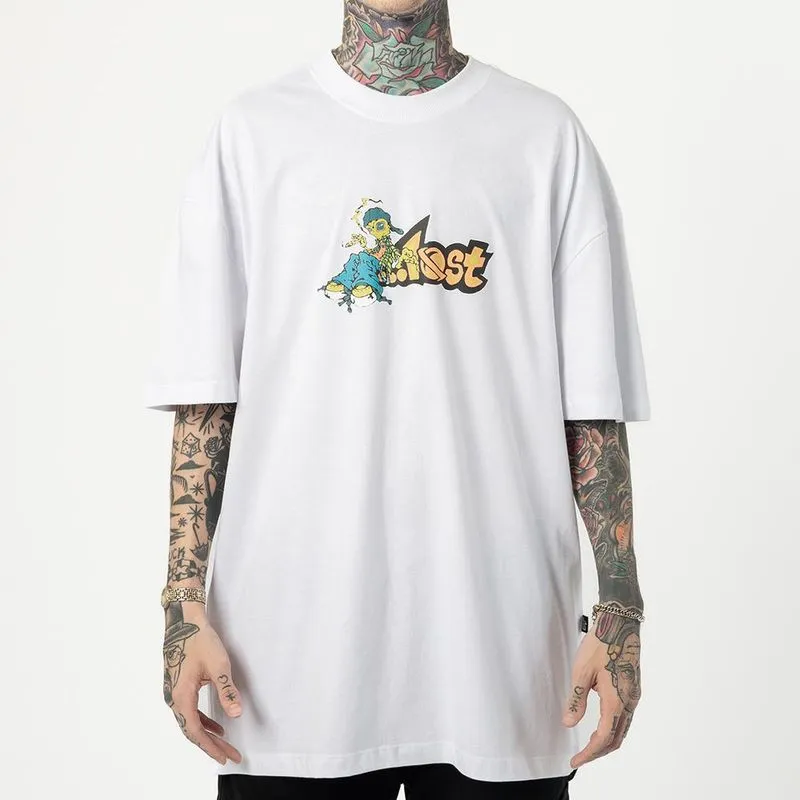 Camiseta Lost Spaced Out WT24 Masculina Branco GG / branco