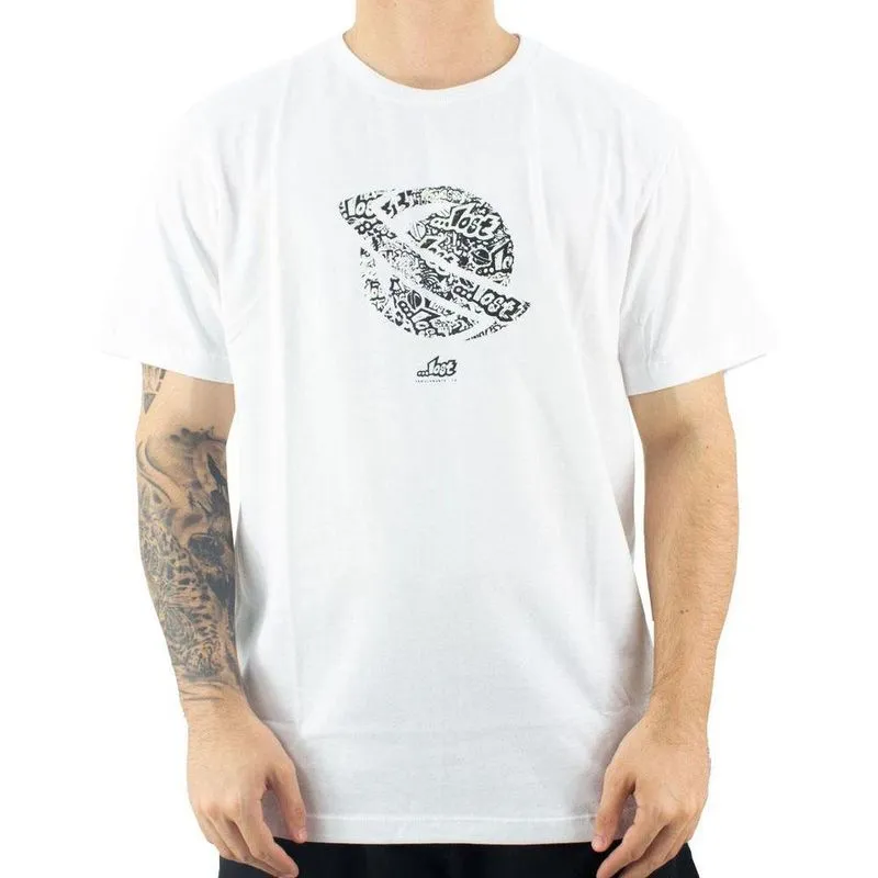 Camiseta Lost Lost Maniac WT24 Masculina Branco GG / branco