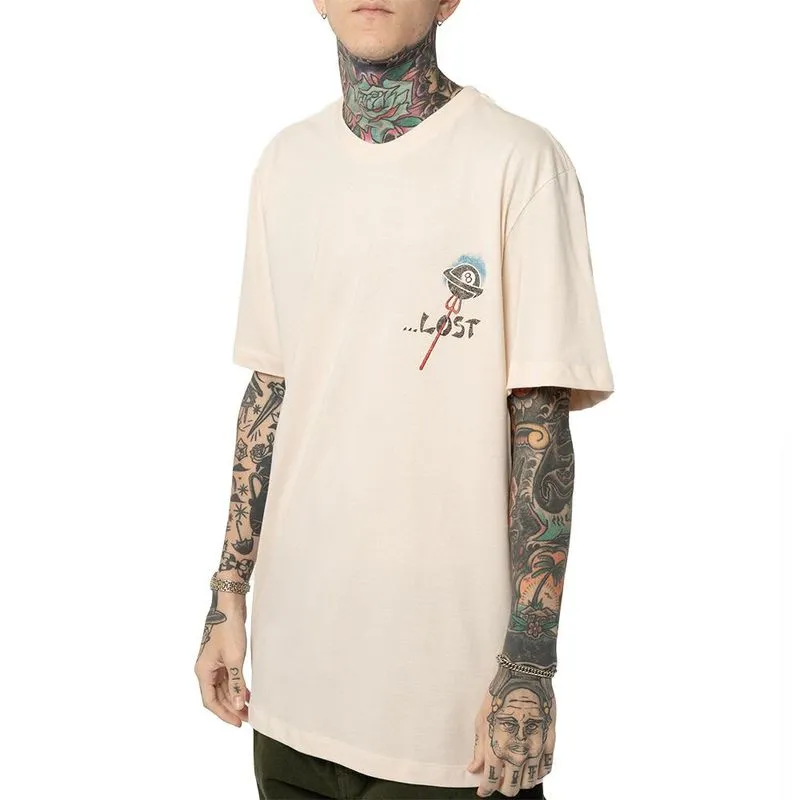 Camiseta Lost Born To Loose WT24 Masculina Tapioca P / bege