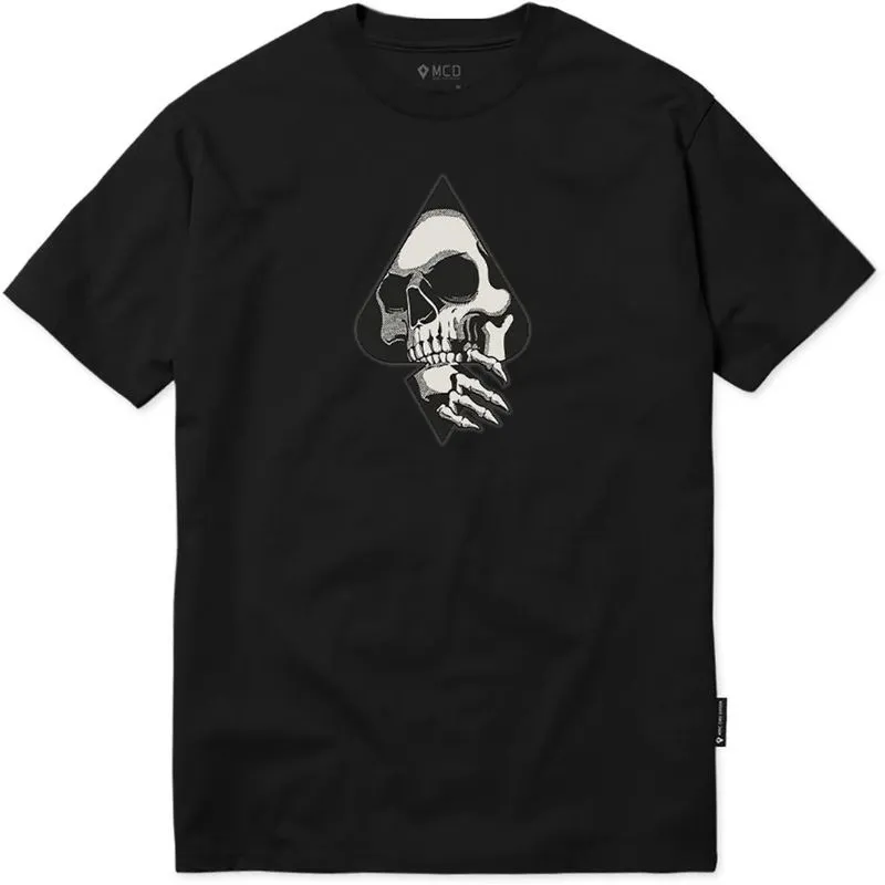 Camiseta MCD Regular Caveira Espada SM24 Masculina Preto G / preto