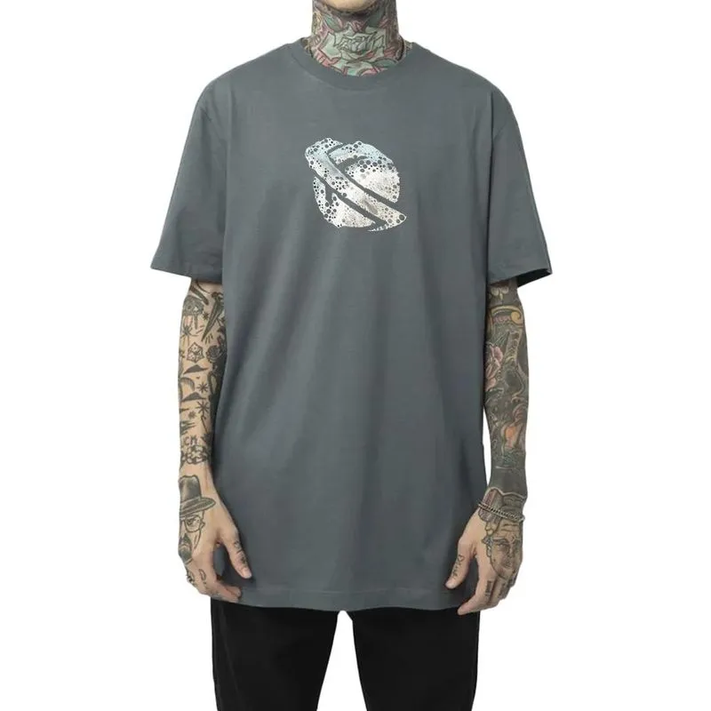 Camiseta Lost Soap Saturn SM24 Masculina Verde Ardosia G / verde